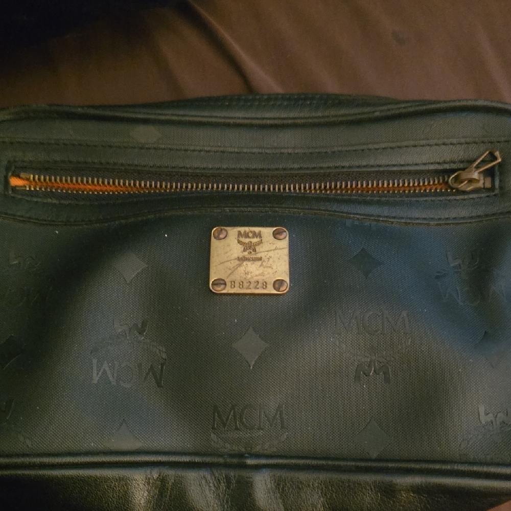 MCM Black Leather Women's Crosdbody